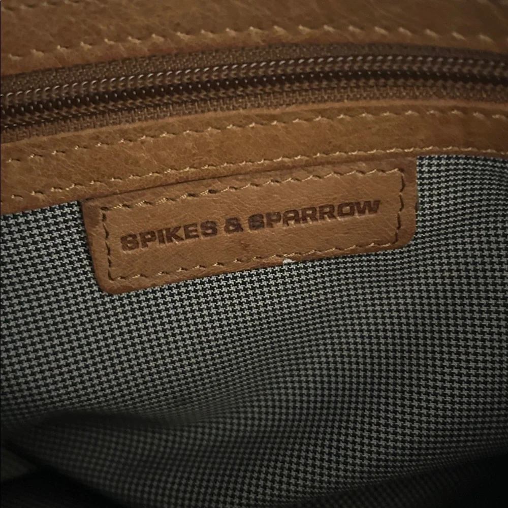 SPIKES & SPARROW Brown leather bag women - Picture 2 of 5